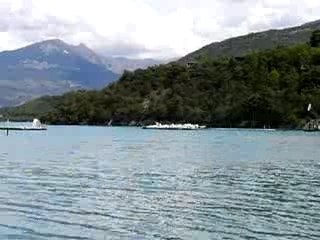 Serre-poncon plage plage de Savines www.hautes-alpes.org