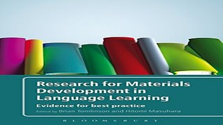 Download Research for Materials Development in Language Learning  Evidence For Best Practice