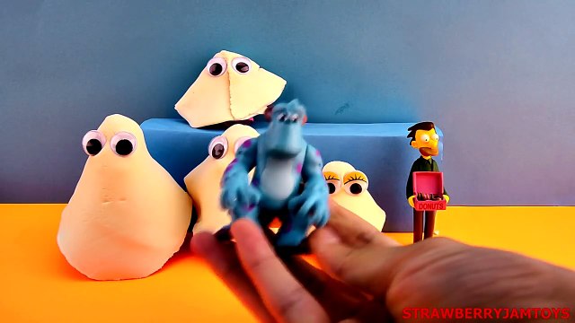 Ghosts Play Doh Princess Sofia Plants vs. Zombies Halloween Dora Surprise Eggs StrawberryJamToys