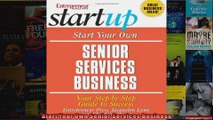 Start Your Own Senior Services Business