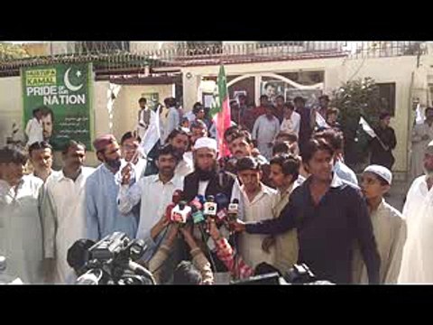 Khursheed Hazarvi President HQM Pakistan Mustafa Kamal se Mulaqat Ke Bad Media Se Baat Kar Rahy Hain.