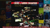 Introduction to Casino and Gaming Operations 2nd Edition