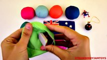 Happy Australia Day! Cars 2 Play Doh Shopkins Cookie Monster Thor Surprise Eggs StrawberryJamToys