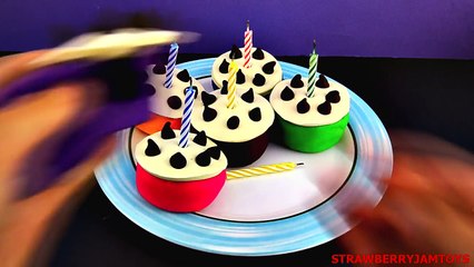 Happy Birthday Superman! Play Doh Shopkins Cars 2 Spongebob Snow White Surprise Eggs StrawberryJamTo