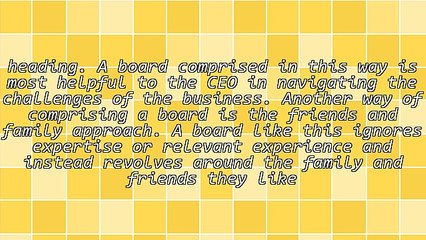 How A Family Board Can Kill The Family Business