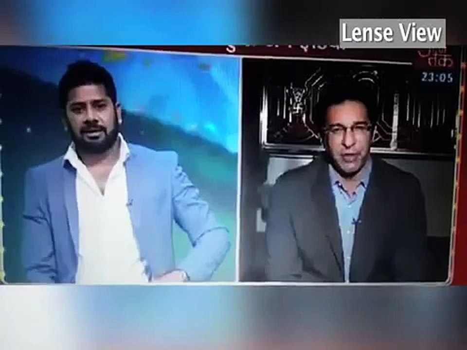 Wasim Akram attacked in Mumbai on Live TV | 27th March 2016