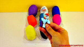 Iron Man Play Doh The Simpsons MLP Kinder Surprise Angry Birds Surprise Eggs StrawberryJamToys