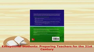 Download  Exceptional Students Preparing Teachers for the 21st Century Download Online