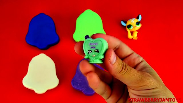 Jingle Bells Shopkins Play Doh Christmas LPS Dora My Little Pony Surprise Eggs StrawberryJamToys