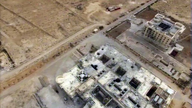 Drone footage shows ancient Palmyra city after Syrian recapture