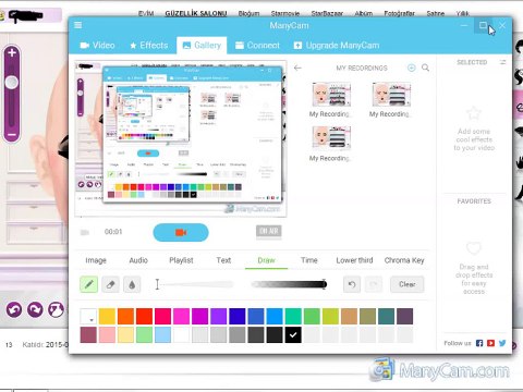Stardoll - Black And White Makeup Tutorial | Siyah Beyaz Makyaj
