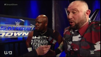 Renee Young, The Dudley Boyz and Roman Reigns Backstage Segment