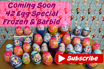 Kinder Surprise Egg Barbie Frozen Elsa Anna Olaf Opening COMING SOON Huevos Sorpres