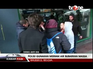 Demo Anti-ISIS di Brussels Ricuh