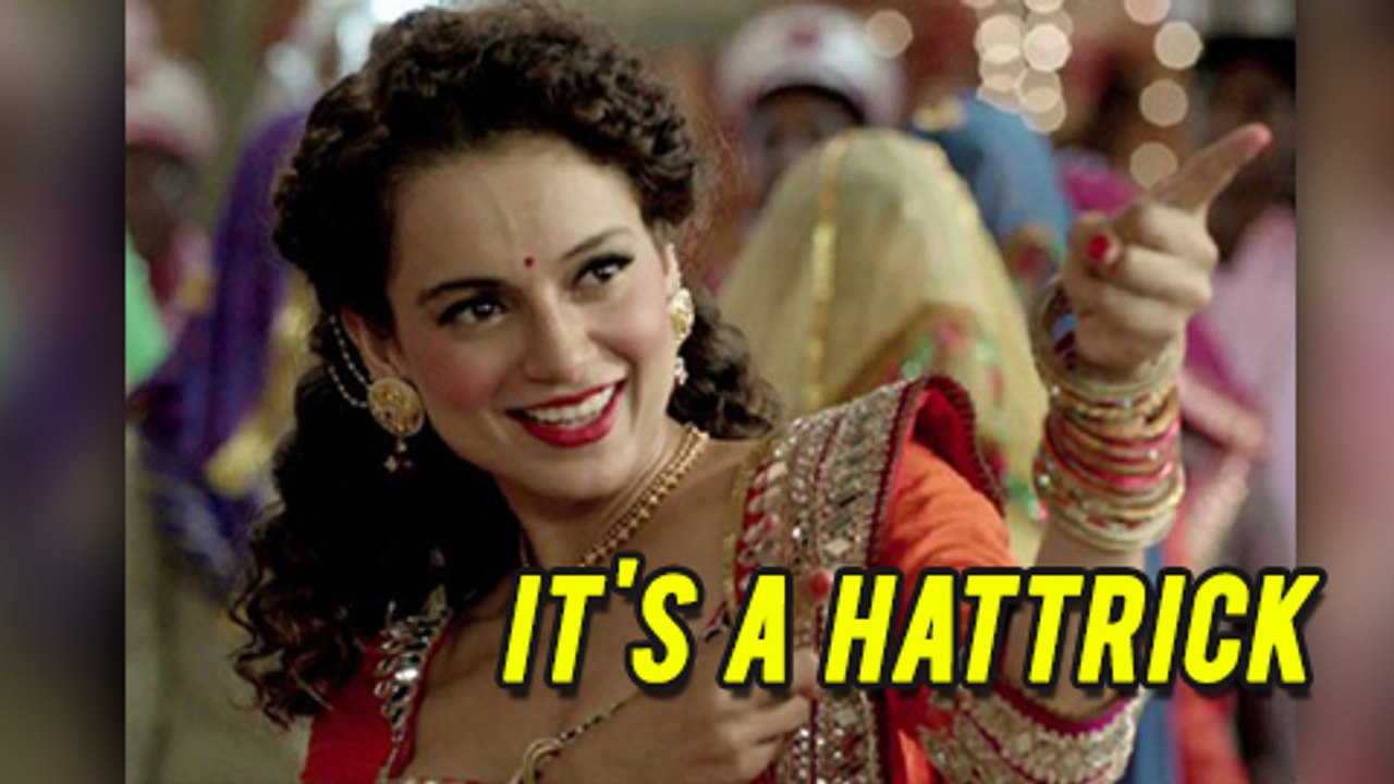 Congrats ! Kangana Ranaut Bags National Awards For The Third Time