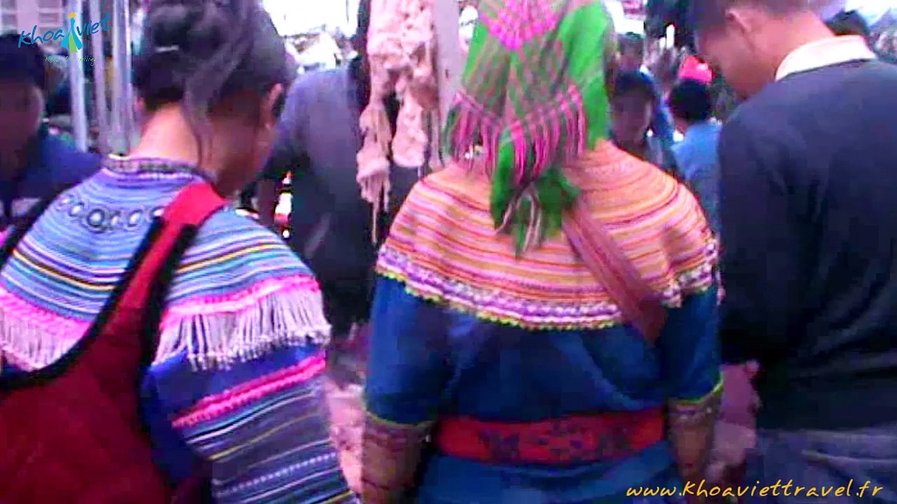 Marché hebdomadaire de Bac Ha