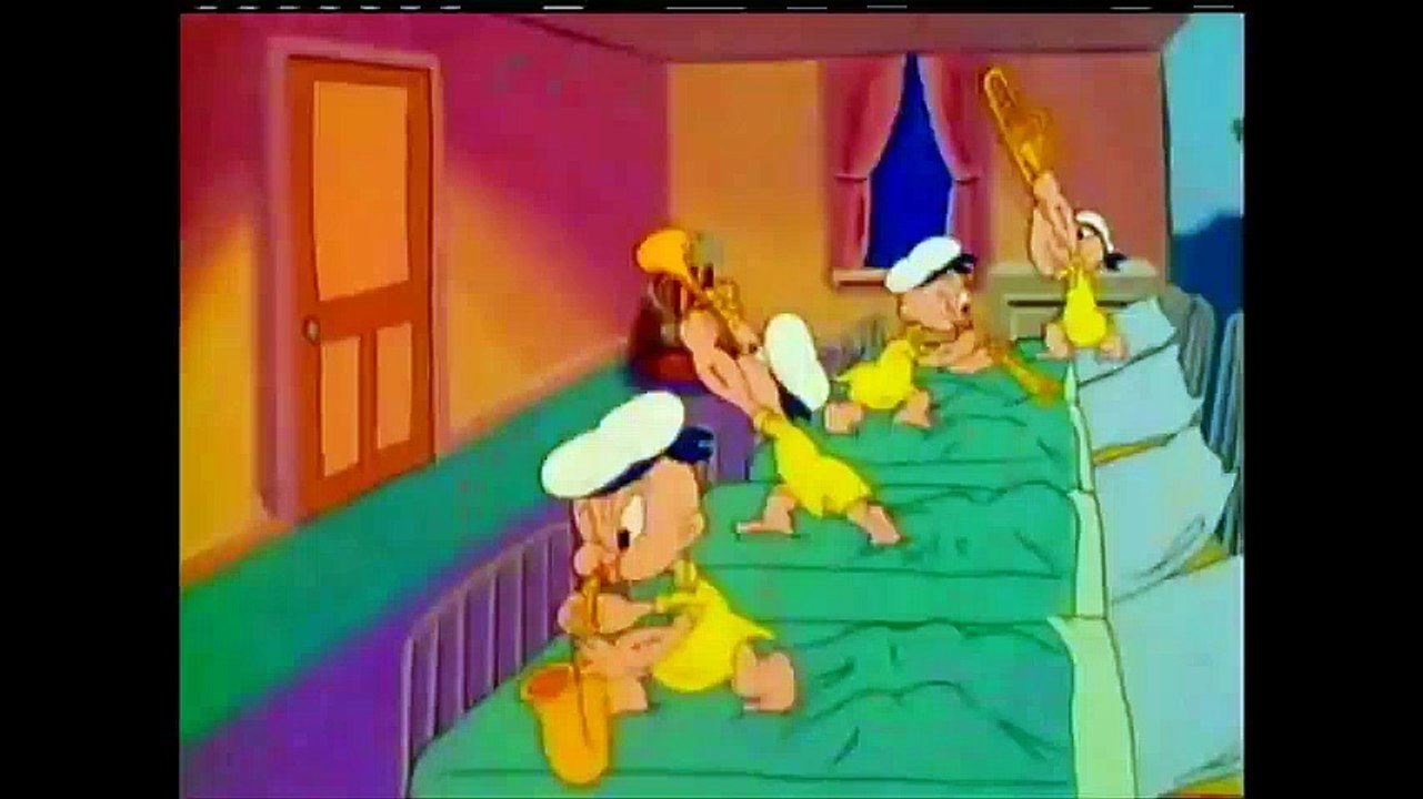 Musical Nephews | Popeye | Boomerang  Popeye Cartoon