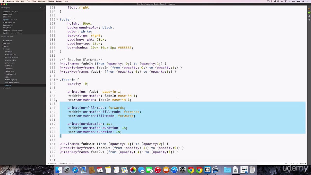 FadeOut an Element on The Webpage CSS Code->HTML,CSS
