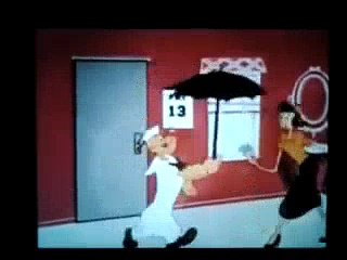 POPEYE CARTOON - I Don't Scare  Popeye Cartoon