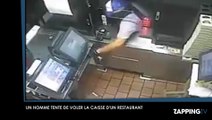 Un homme tente de voler la caisse d'un restaurant et fait face à un problème de taille (Vidéo)