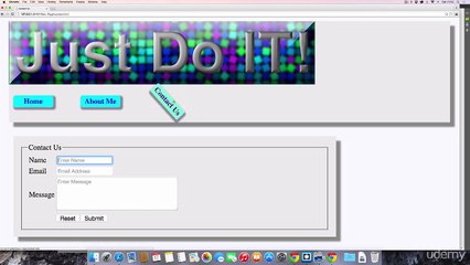 Contact Page Introduction->HTML,CSS