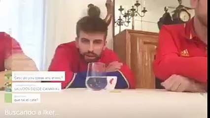 A fan asked Pique: "Does Fabregas speaks Arabic?"