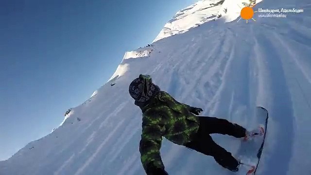 Сноубординг в Швеицарии. Катание на сноуборде в Швеицарских Альпах 58