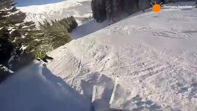 Сноубординг в Швеицарии. Катание на сноуборде в Швеицарских Альпах 33