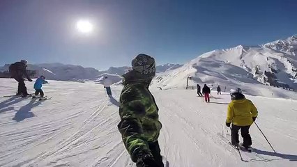 Сноубординг в Швеицарии. Катание на сноуборде в Швеицарских Альпах 35