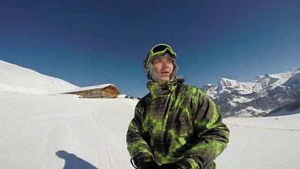 Сноубординг в Швеицарии. Катание на сноуборде в Швеицарских Альпах 36