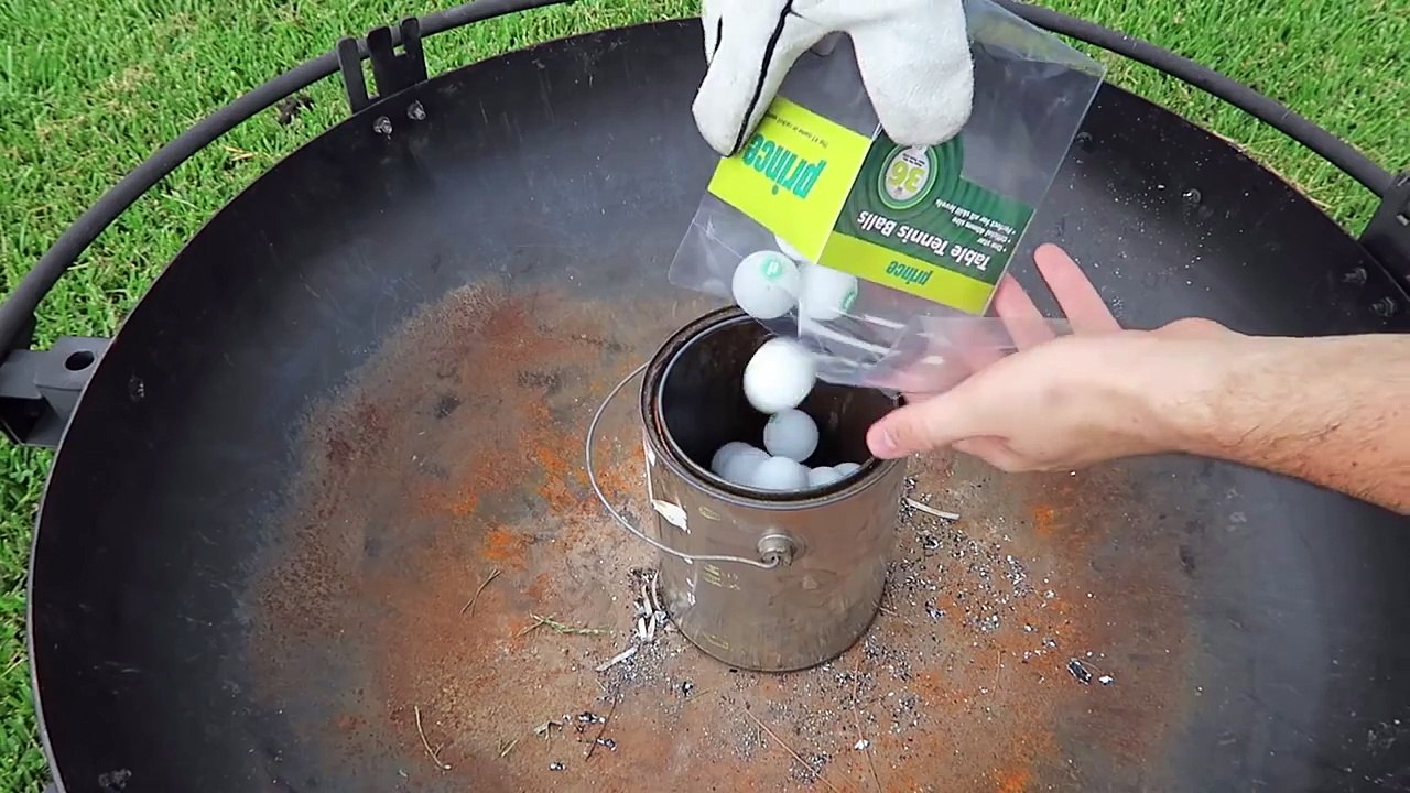 50 Balles De Ping-Pong Expérience