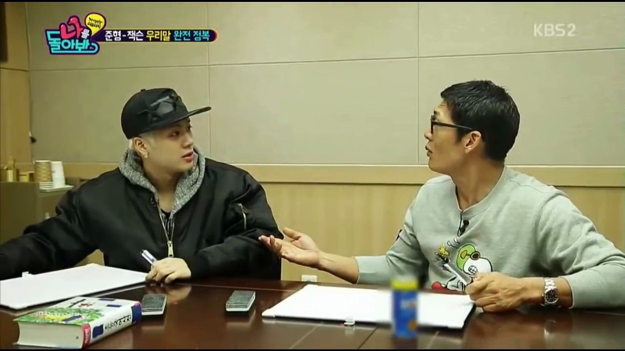 (ENG SUB) 나를돌아봐 박준형 잭슨 우영 한국어 교실 ㅋㅋ a Korean class god GOT7 JACKSON 2PM WOOYOUNG 160226