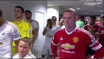 Priceless reaction of football mascots