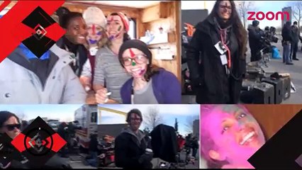 Priyanka Chopra plays Holi on the sets of 'Quantico'