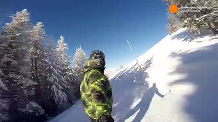 Сноубординг в Швеицарии. Катание на сноуборде в Швеицарских Альпах 11