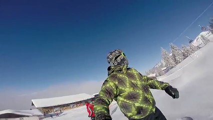 Сноубординг в Швеицарии. Катание на сноуборде в Швеицарских Альпах 12