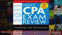 Wiley CPA Exam Review 2011 Auditing and Attestation Wiley CPA Examination Review