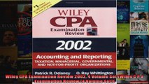 Wiley CPA Examination Review 2002 4 Volume Set Wiley C P a Examination Review 4 Volume