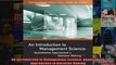 An Introduction to Management Science Quantitative Approaches to Decision Making