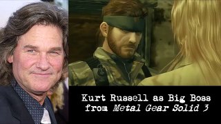 Kurt Russell as Snake in Metal Gear Solid 3