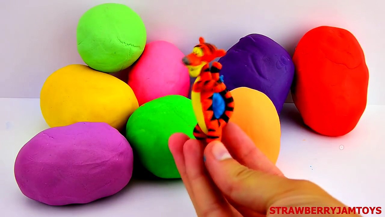 Shopkins Play Doh Frozen LPS My Little Pony Dora The Explorer Olaf Surprise Eggs StrawberryJamToys