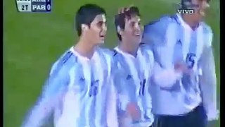 Messi The King!First Goal For Argentina-29/06/2004 (FULL HD)