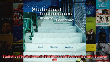 Statistical Techniques in Business and Economics with Student CD