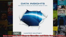Data Insights New Ways to Visualize and Make Sense of Data