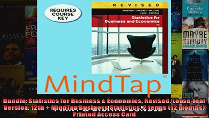 Bundle Statistics for Business  Economics Revised Looseleaf Version 12th  MindTap