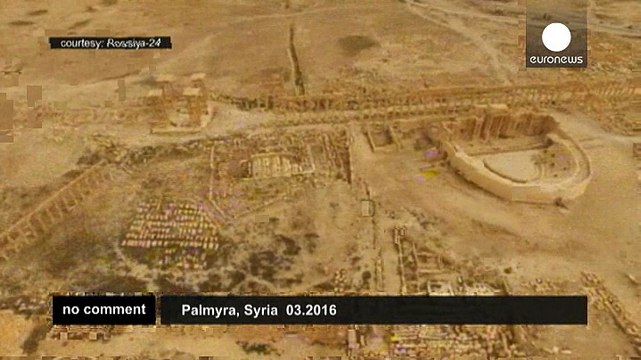 Drone footage shows ancient Palmyra city after Syrian recapture