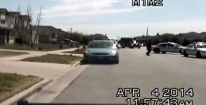 Police shoot man approaching them with knife