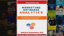 Marketing Database Analytics