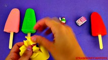Shopkins Play Doh Ice Cream TMNT Spongebob Cars 2 Hello Kitty Surprise Eggs StrawberryJamToys