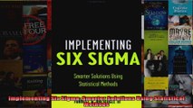 Implementing Six Sigma Smarter Solutions Using Statistical Methods